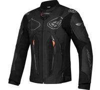 Ixon Vorace Blouson en cuir de moto, noir, taille S pour homme