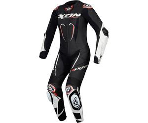 Ixon Vortex 3 Costume en cuir de moto 1 pièce pour dames, Noir/Blanc, Taille XS