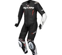 Ixon Vortex 3 Costume en cuir de moto 1 pièce pour enfants, Noir/Blanc, Taille 10 ans