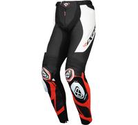 Ixon Vortex 3 Pantalon en cuir de moto, Noir/Blanc/Rouge, Taille L