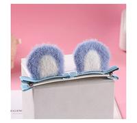 IXOUP 2 pièces nouvelles oreilles de chat en peluche épingles à cheveux filles pinces à cheveux mignonnes accessoires pour cheveux femmes barrettes douces enfants ornements de mode cadeau (couleur