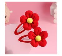 IXOUP 2 pièces nouvelles oreilles de chat en peluche épingles à cheveux filles pinces à cheveux mignonnes accessoires pour cheveux femmes barrettes douces enfants ornements de mode cadeau (couleur