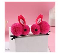 IXOUP 2 pièces nouvelles oreilles de chat en peluche épingles à cheveux filles pinces à cheveux mignonnes accessoires pour cheveux femmes barrettes douces enfants ornements de mode cadeau (couleur