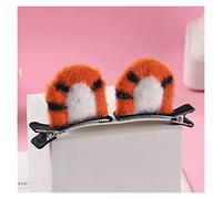 IXOUP 2 pièces nouvelles oreilles de chat en peluche épingles à cheveux filles pinces à cheveux mignonnes accessoires pour cheveux femmes barrettes douces enfants ornements de mode cadeau (couleur : Q