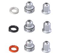 IXOW Antivol de Roues Avant et Arrière WHEELGUARD NUT GRAVITY - 1xM10 Couleur Noir