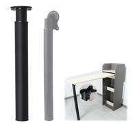 IXPIUZB Pieds télescopiques pliables de 71 à 119 cm, réglables en hauteur, pour table de camping-car, meubles de cuisine, plan de travail, faciles à installer, adaptés pour étude, salon, bar de