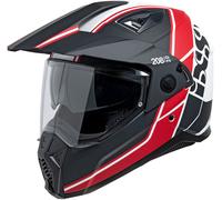 IXS 208 2.0, casque Enduro M Mat Noir/Blanc/Rouge Mat Noir/Blanc/Rouge