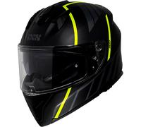 §Casque Intégral iXS iXS217 2.0Noir Mat-Jaune Fluo§