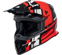IXS 361 2.3, casque croisé S Noir/Rouge/Gris Noir/Rouge/Gris