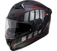 IXS 422 FG 2.1, casque intégral L Mat Noir/Gris/Rouge Mat Noir/Gris/Rouge