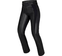 IXS Aberdeen Pantalon en cuir de moto pour dames, noir, taille 40 pour femmes