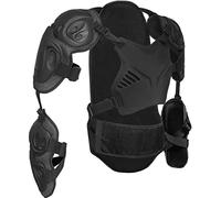 IXS Assault Evo Upper Protective Gilet Dorsale VTT/BMX Mixte Adulte, Noir, S