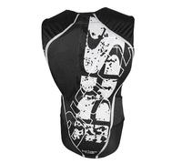 IXS Carapax Man Protecteur, noir-blanc, taille S pour homme