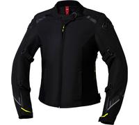 IXS Carbon-ST, veste textile imperméable pour femmes M Noir Noir