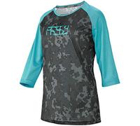 IXS Carve Women Jersey Lagoon Camo 44 T-Shirt Mixte Adulte, Bleu