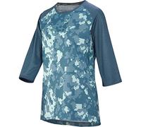 IXS Carve Women Jersey Marine Camo 36 T-Shirt Mixte Adulte, Bleu