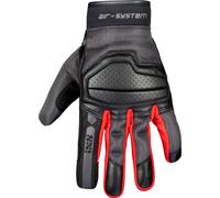 IXS Evo-Air, gants XXL Noir/Gris Foncé/Rouge Noir/Gris Foncé/Rouge