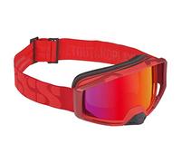 IXS Goggle Trigger Racing Red/Mirror Crimson Lunettes Mixte Adulte, Rouge, Taille Unique