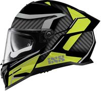 IXS iXS912 SV 2.0 Blade Casque, noir mat/jaune, Taille M (57/58)