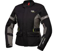 IXS Laminat-ST Plus, veste textile imperméable pour femmes XL Noir/Gris Noir/Gris