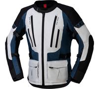 IXS Lennik-ST, veste textile imperméable XL Gris Clair/Bleu/Noir Gris Clair/Bleu/Noir