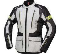 IXS Lorin ST, veste textile imperméable 5XL Gris/Noir/Jaune Néon Gris/Noir/Jaune Néon