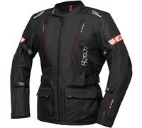 IXS Lorin-ST Veste textile de moto, noir-rouge, taille S pour homme