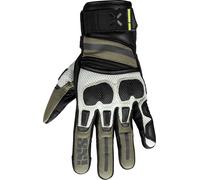 IXS Montevideo-Air 2.0, gants 5XL Noir/Olive/Gris Clair Noir/Olive/Gris Clair