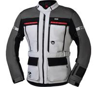 IXS Montevideo-ST 3.0, veste textile imperméable 4XL Gris Clair/Gris Foncé/Noir Gris Clair/Gris Foncé/Noir