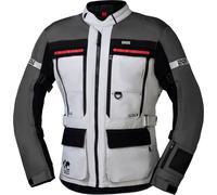 IXS Montevideo-ST 3.0, veste textile imperméable Court XXL Gris Clair/Gris Foncé/Noir Gris Clair/Gris Foncé/Noir