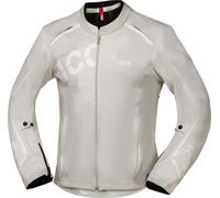 IXS Moto Dynamic Veste textile de moto, blanc, taille S pour homme