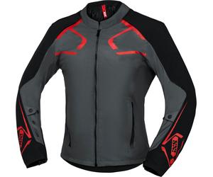 IXS Moto Dynamic, veste textile imperméable XL Gris/Noir/Rouge Gris/Noir/Rouge