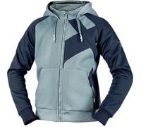 IXS Rapid 1.0 Sweat à capuche zippé de moto, bleu/gris, Taille XS