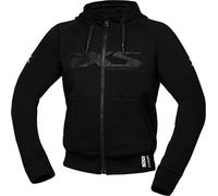 IXS Rapid 1.0 Sweat à capuche zippé de moto, noir, taille 2XL pour homme