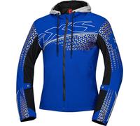 IXS Rapid-STX 1.0, veste textile imperméable L Bleu/Noir/Gris Clair Bleu/Noir/Gris Clair