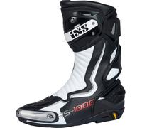 IXS RS-1000 Bottes de moto, Noir/Blanc, Taille 41