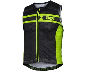 IXS RS-20 Gilet de protection, noir/jaune, Taille S