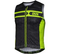 IXS RS-20 Gilet de protection, noir/jaune, Taille XS
