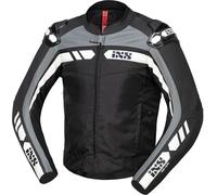 IXS RS-500 1.0 Blouson de moto en cuir / textile, noir-gris-blanc, taille XL pour homme