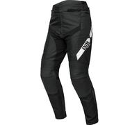 IXS RS-500 1.0 Pantalon de moto en cuir / textile, noir-blanc, taille 48 pour homme