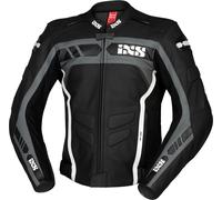 IXS RS-600 1.0, veste en cuir 102 Noir/Gris/Blanc Noir/Gris/Blanc