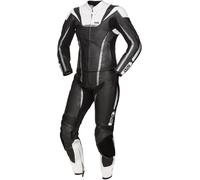 IXS Sport LD RS-1000 Deux dames de pièce moto combinaison de cuir, Noir/Blanc, Taille 42