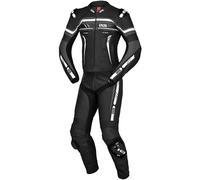 IXS Sport RS-700 2.0 Combinaison en cuir de moto deux pièces, Noir/Gris/Blanc, Taille 50