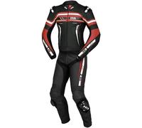 IXS Sport RS-700 2.0 Combinaison en cuir de moto deux pièces, Noir/Rouge/Blanc, Taille 50