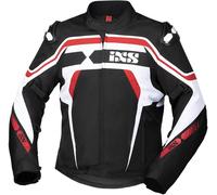 IXS Sport RS-700-ST Veste textile de moto, noir-blanc-rouge, taille 2XL pour homme