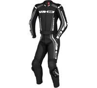 IXS Sport RS-800 1.0 Costume en cuir de moto de deux pièces, Noir/Gris/Blanc, Taille Short 265