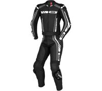 IXS Sport RS-800 1.0 Costume en cuir de moto de deux pièces, noir-gris-blanc, taille XL pour homme