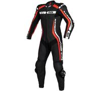 IXS Sport RS-800 1.0 Costume en cuir de moto d'une pièce, noir-blanc-rouge, taille 54