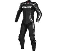 IXS Sport RS-800 1.0 Costume en cuir de moto d'une pièce, noir-gris-blanc, taille 50 pour homme