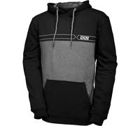 IXS Team, Sweat à capuche M Noir/Gris Noir/Gris